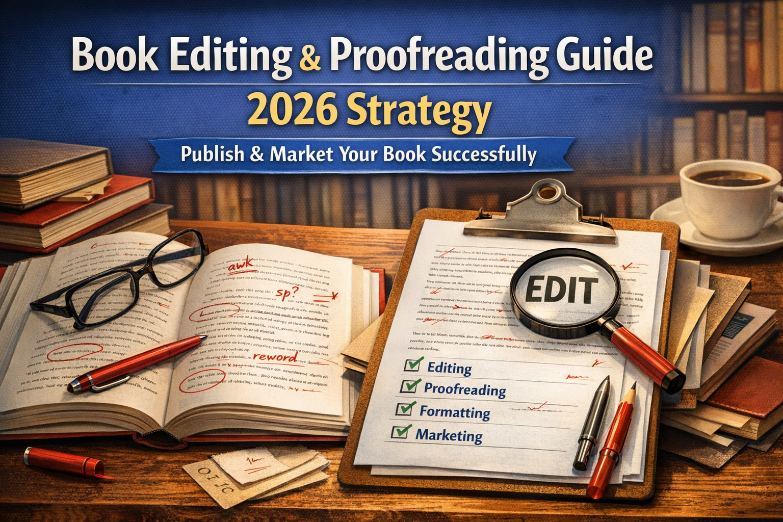 Book Editing and Proofreading Guide: 2026 Strategy