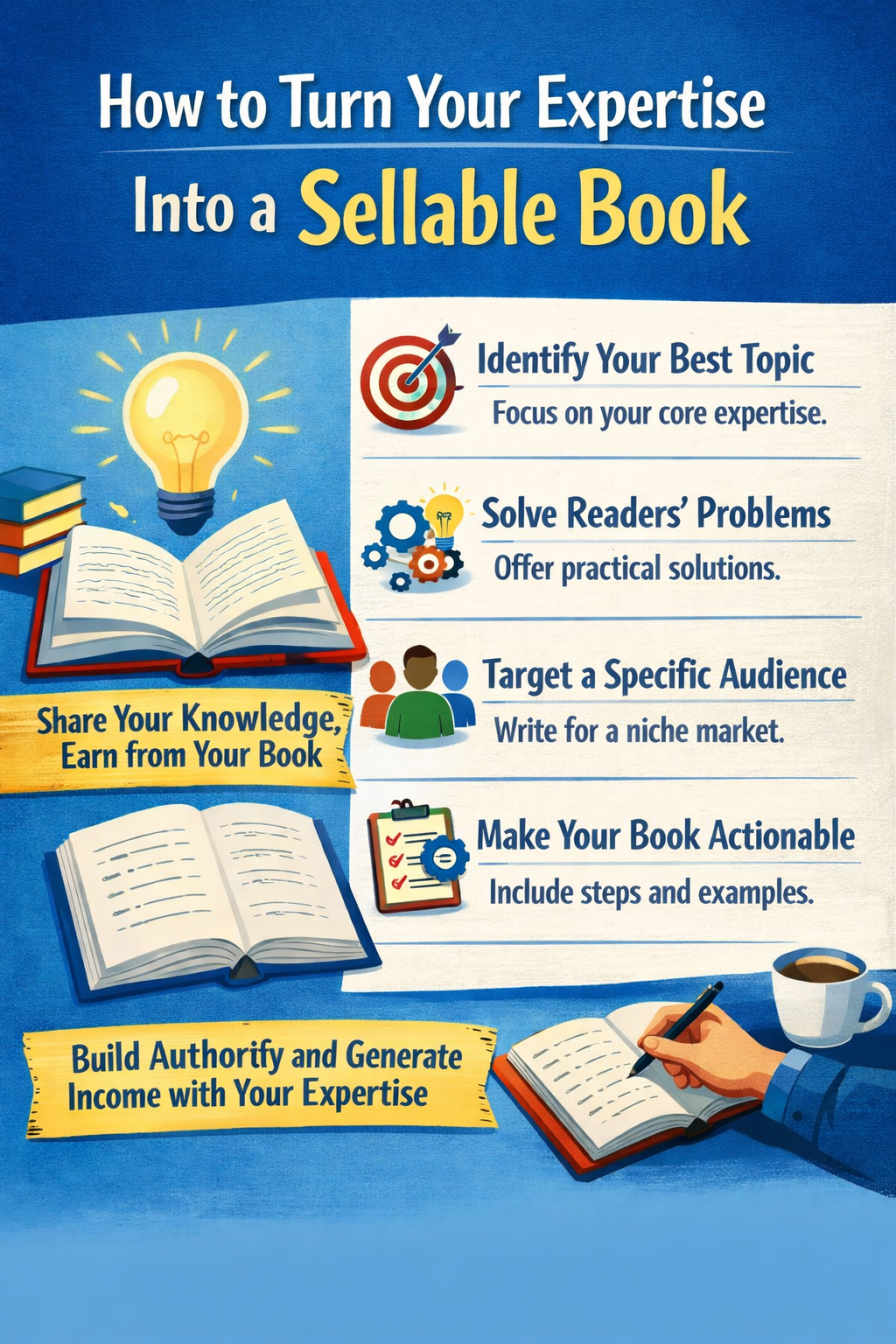 How to Turn Your Expertise Into a Sellable Book