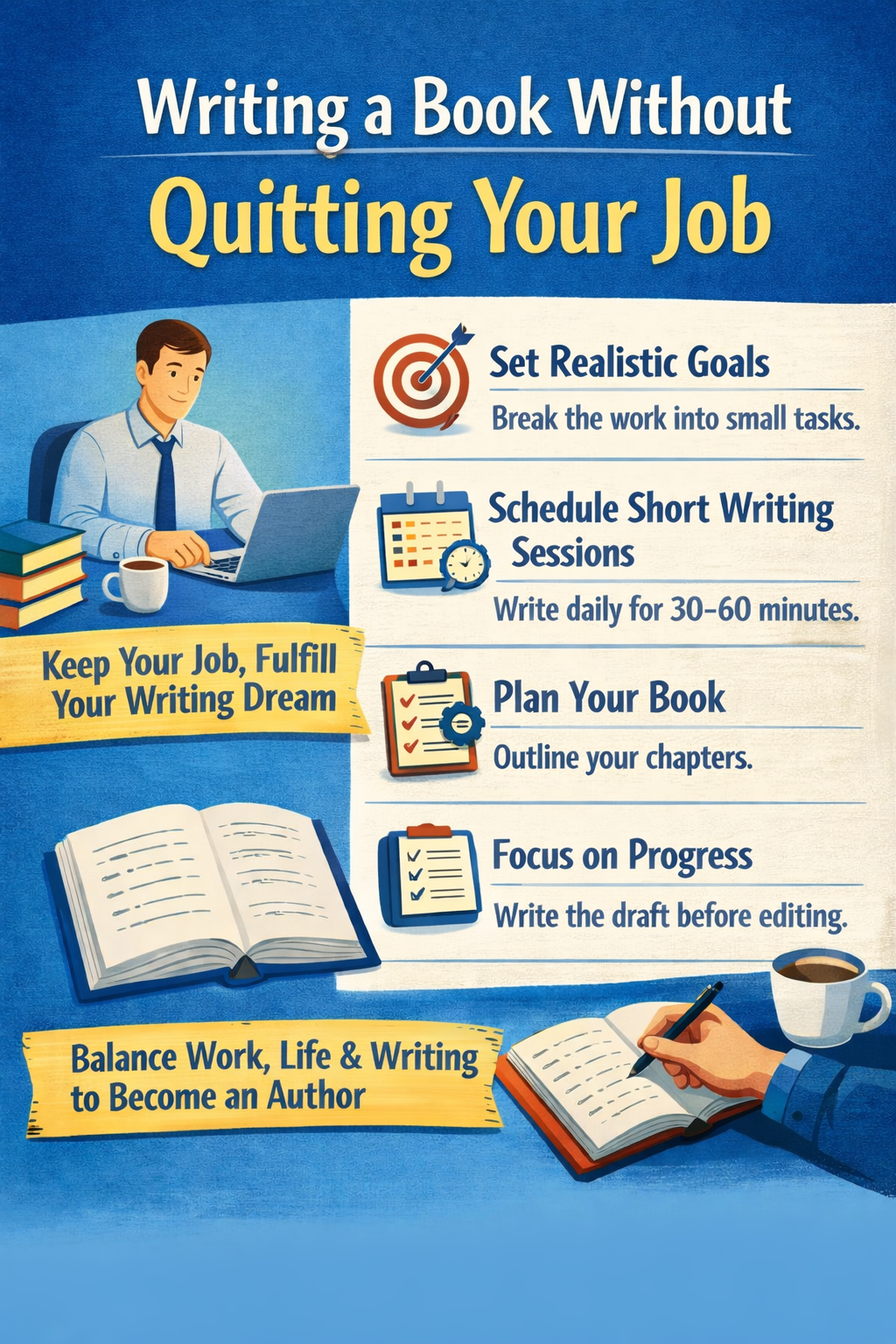 Writing a Book Without Quitting Your Job