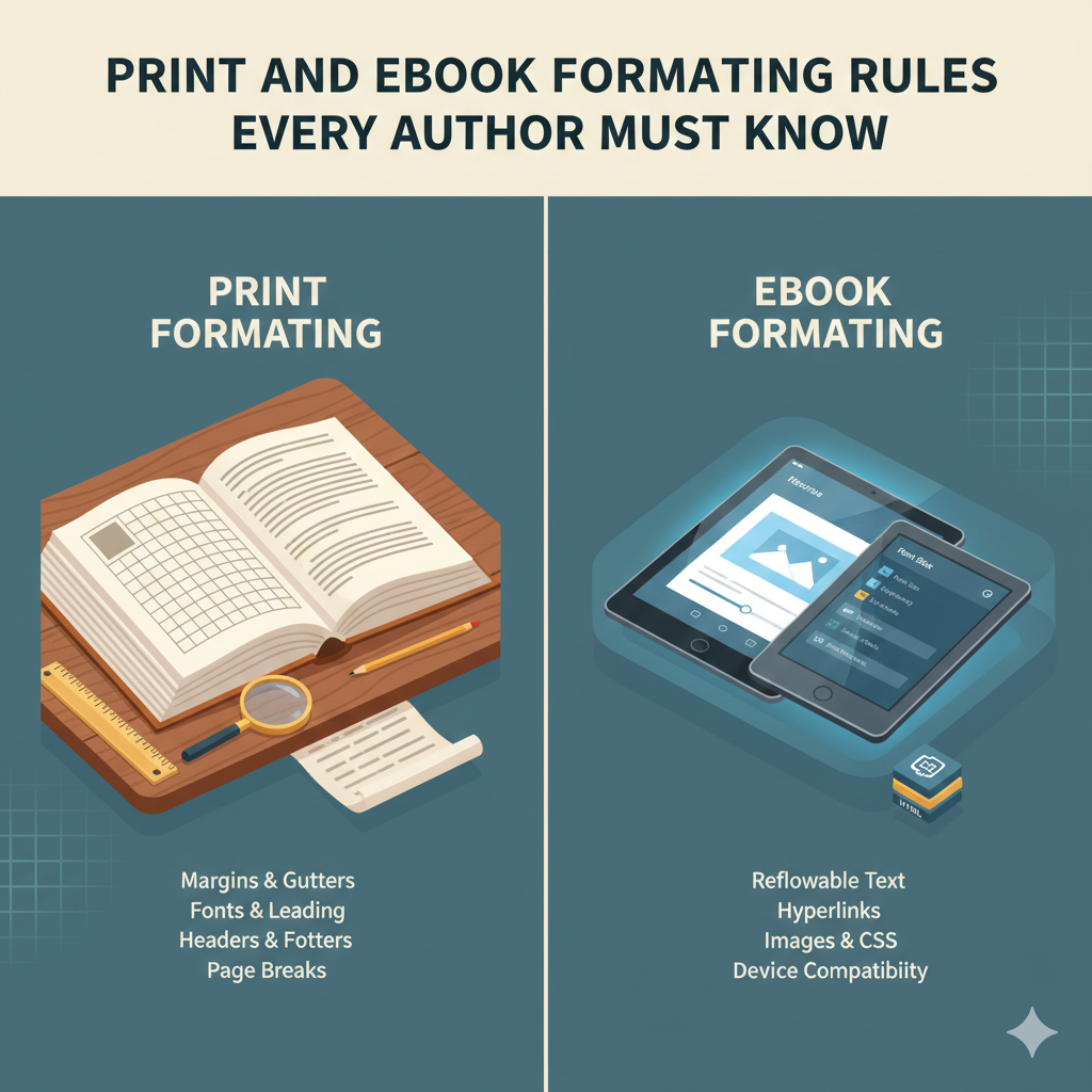 Print and eBook Formatting Rules Every Author Must Know