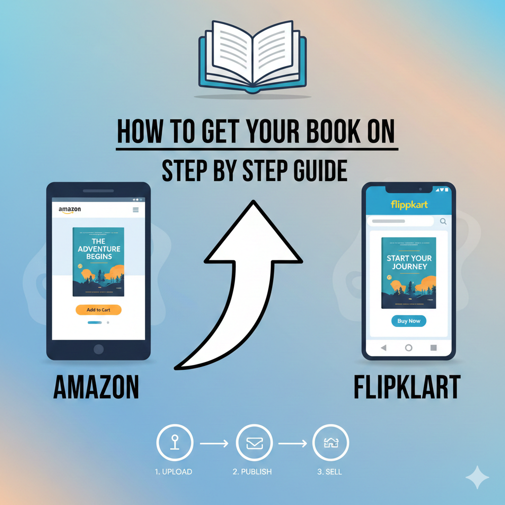 How to Get Your Book on Amazon and Flipkart Step by Step