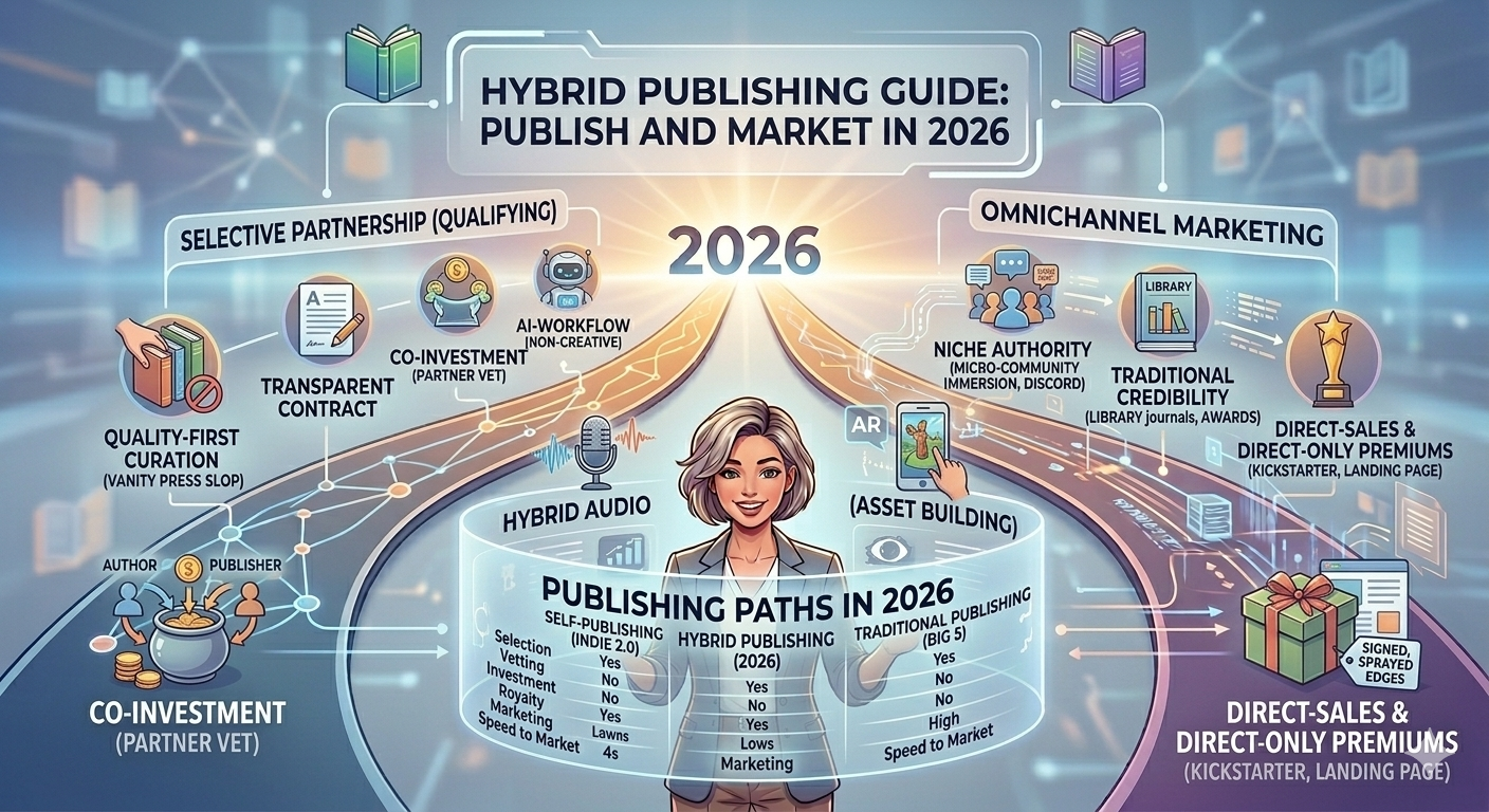 Hybrid Publishing Guide: Publish and Market in 2026