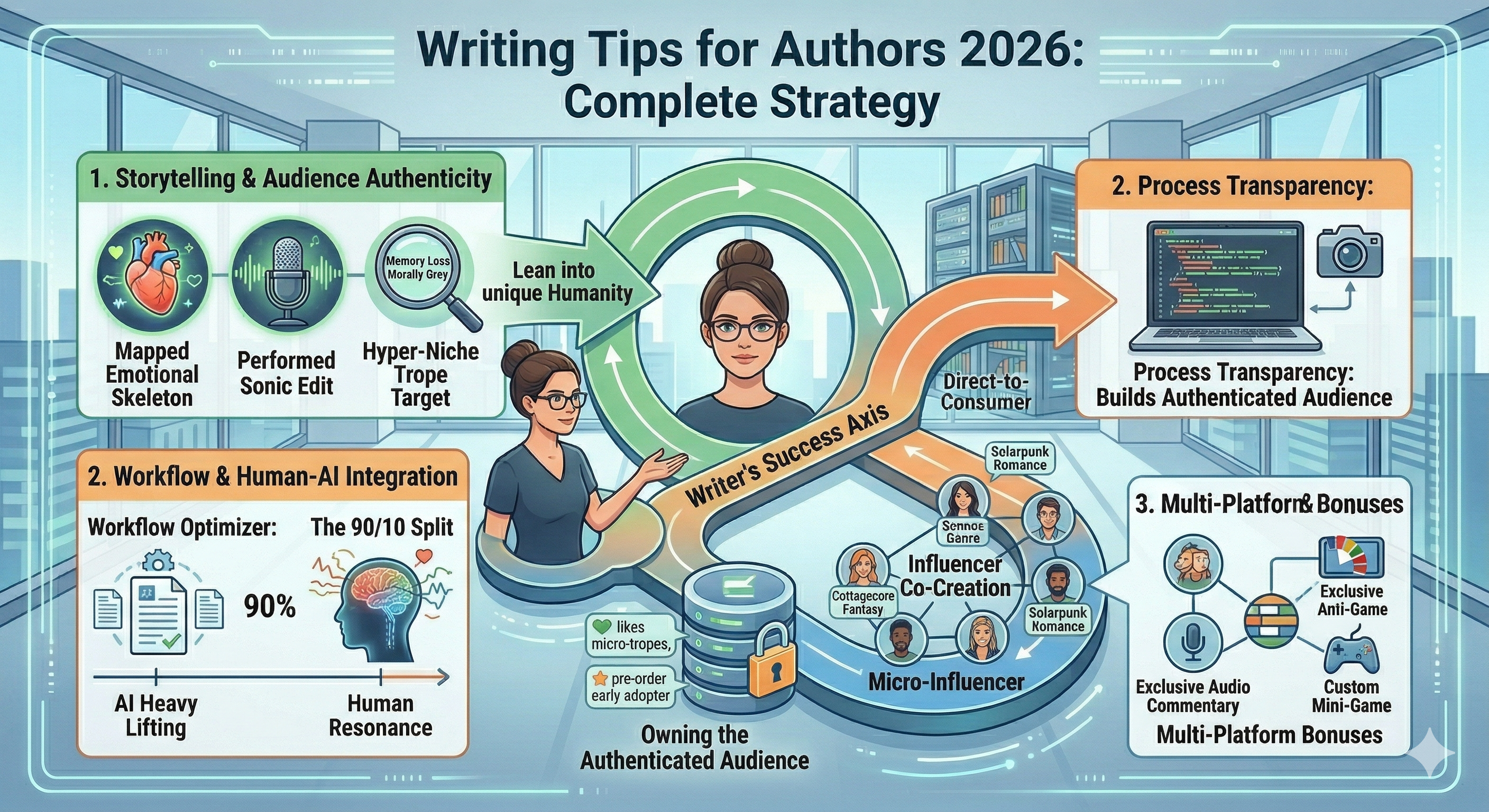 Writing Tips for Authors 2026: Complete Strategy